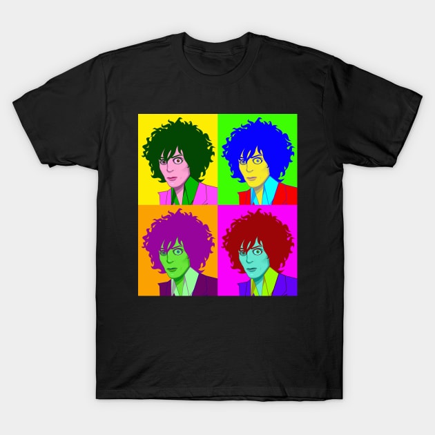 Syd Barrett - Warhol 4 in 1 T-Shirt by VotzboArt